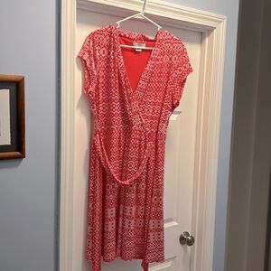 Liz Claiborne cap sleeve dress size XL.